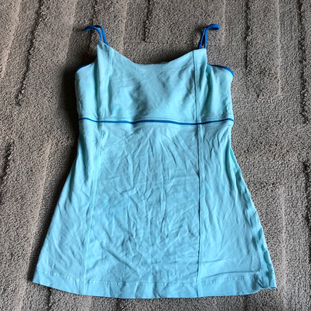 Lululemon Aqua/Turquoise Blue Camisole Top
